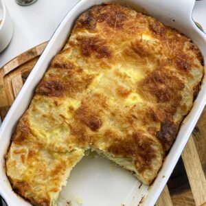 Pastel de papa con soja texturizada